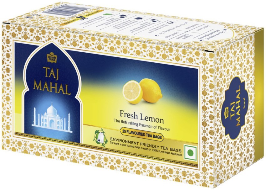 Taj Mahal Fresh Lemon Tea Bags Box Price in India - Buy Taj Mahal Fresh Lemon  Tea Bags Box online at Flipkart.com
