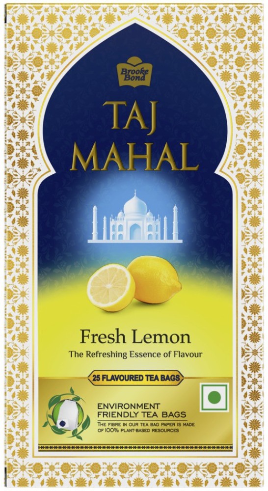 Taj Mahal Fresh Lemon Tea Bags 25 pcs : Amazon.in: Grocery & Gourmet Foods