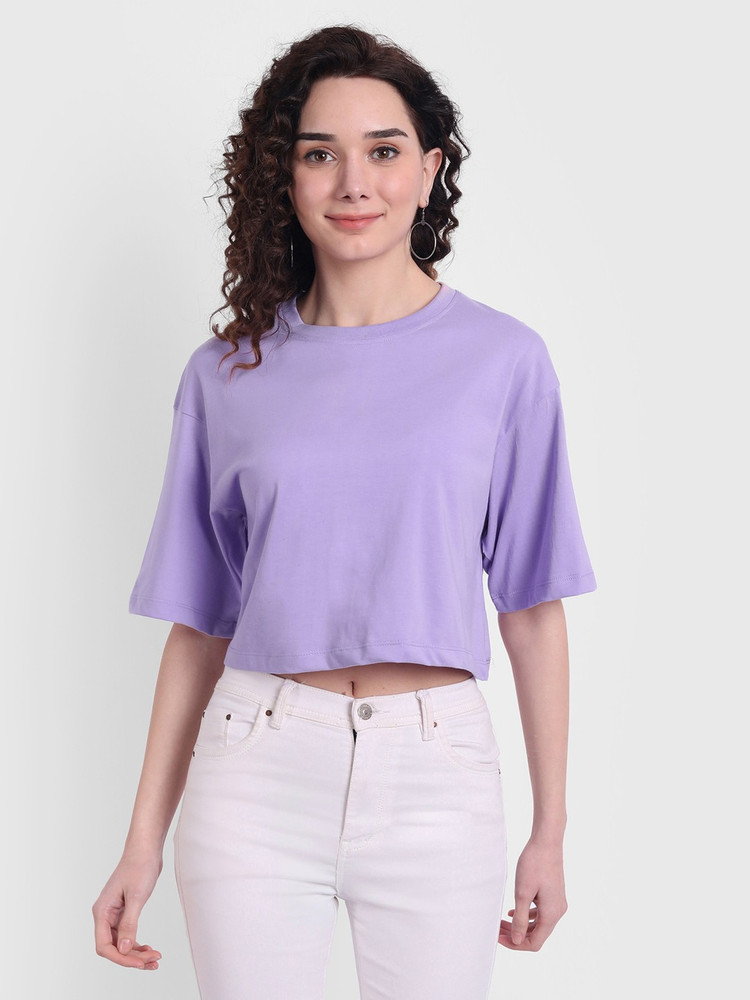 women light purple top