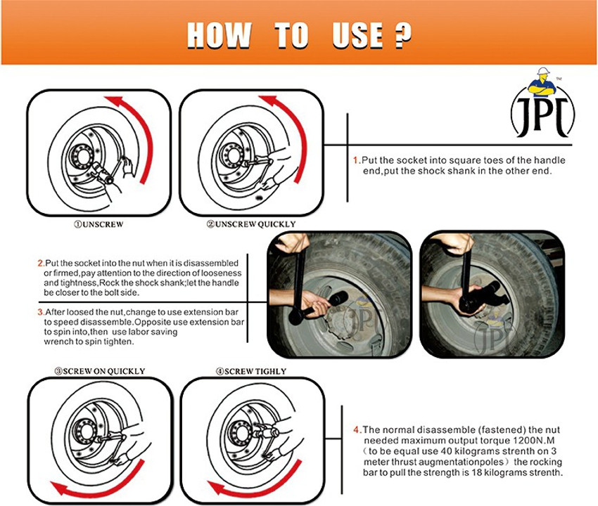Heavy duty hot sale truck torque wrench