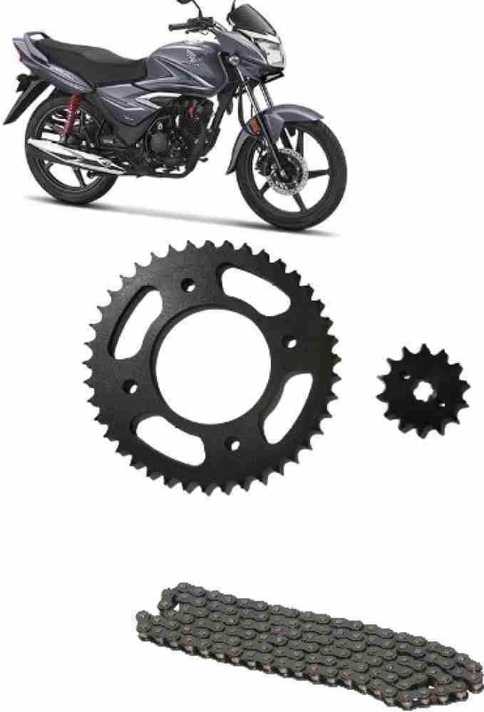 Honda shine sp chain sprocket price new arrivals