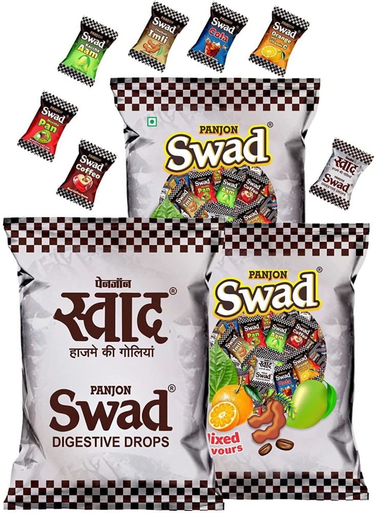 Buy Swad Mix Fruit Assorted Candy - Kaccha Aam, Imli, Orange