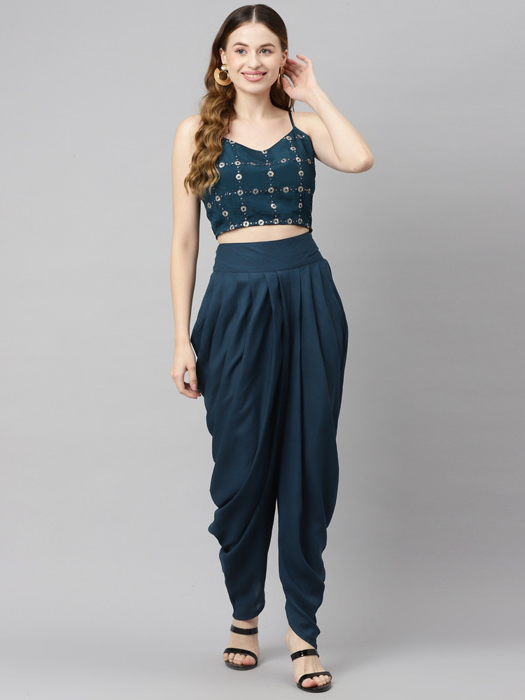 Dhoti pants with hotsell crop top online