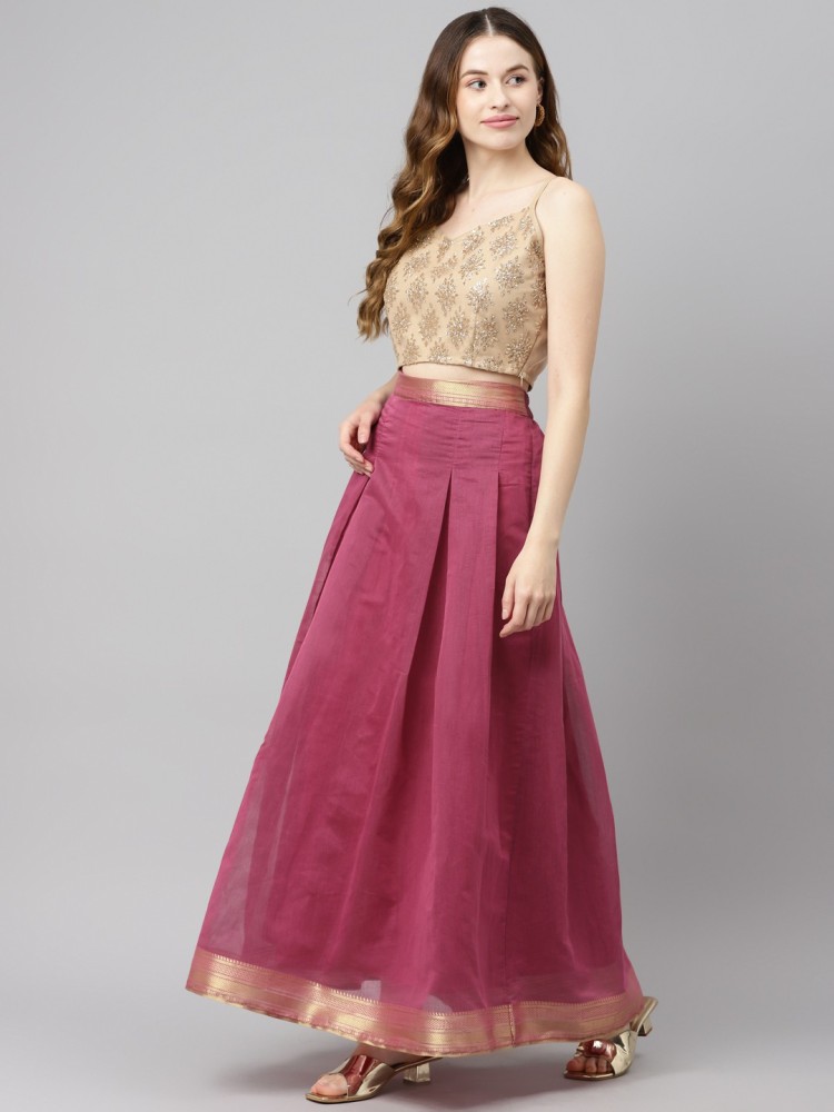 Ethnic long skirts with clearance tops online