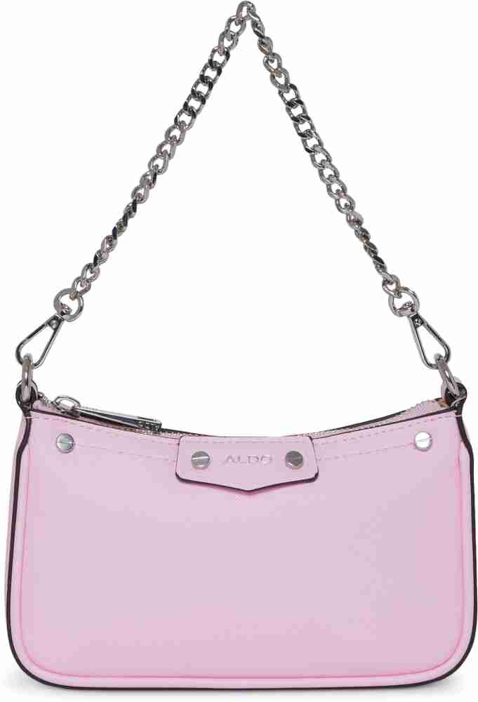 Authentic Prada Chain Purse Pink Leather Cross Body Bag