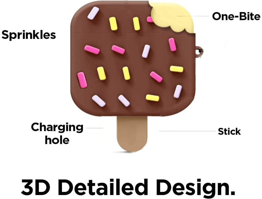 KHR Back Cover for Apple AirPods Pro 2nd Generation 2022 Ice