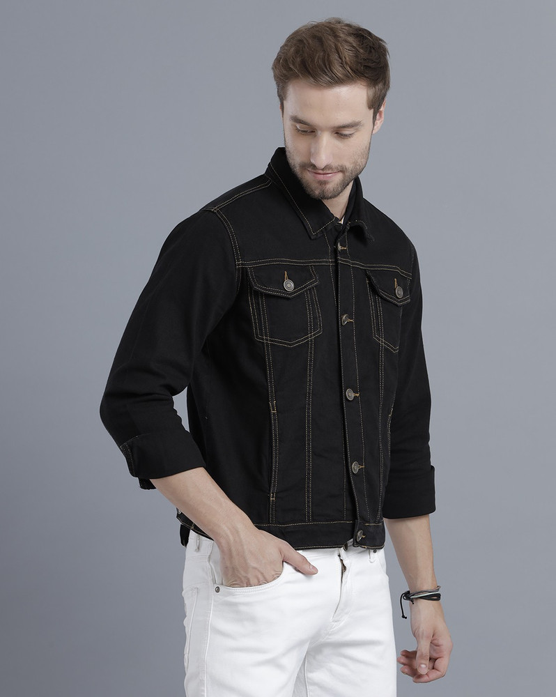 Denim jacket hot sale men flipkart