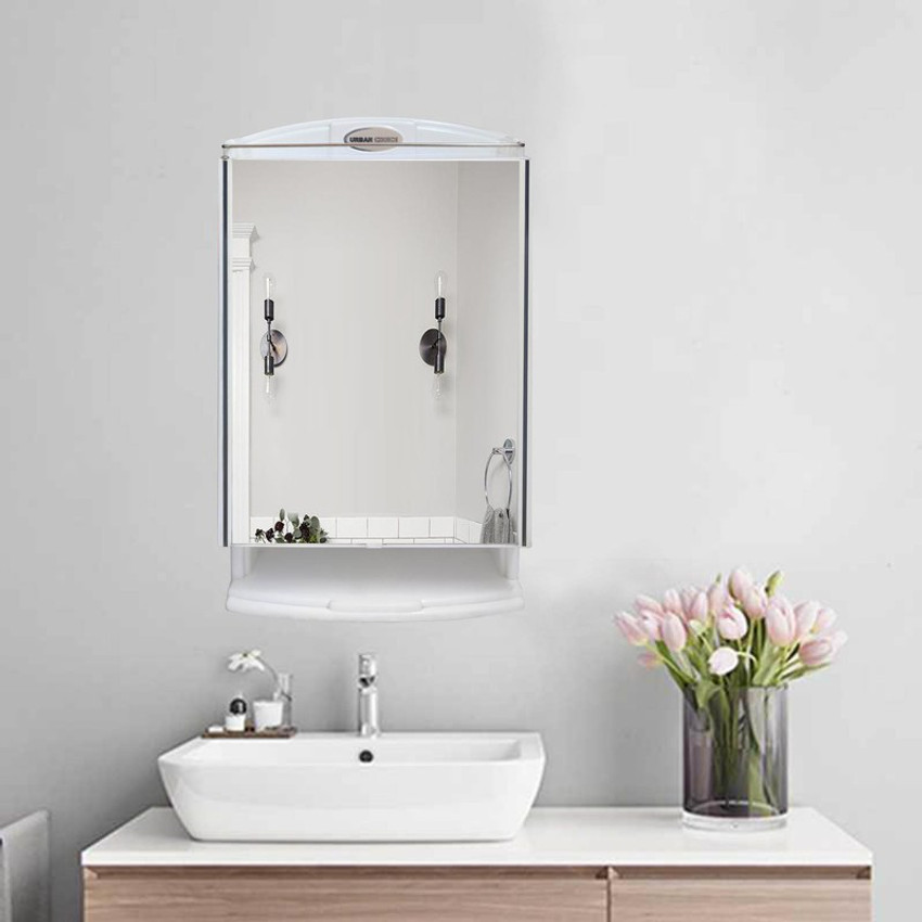 Bathroom mirror 2025 on stand