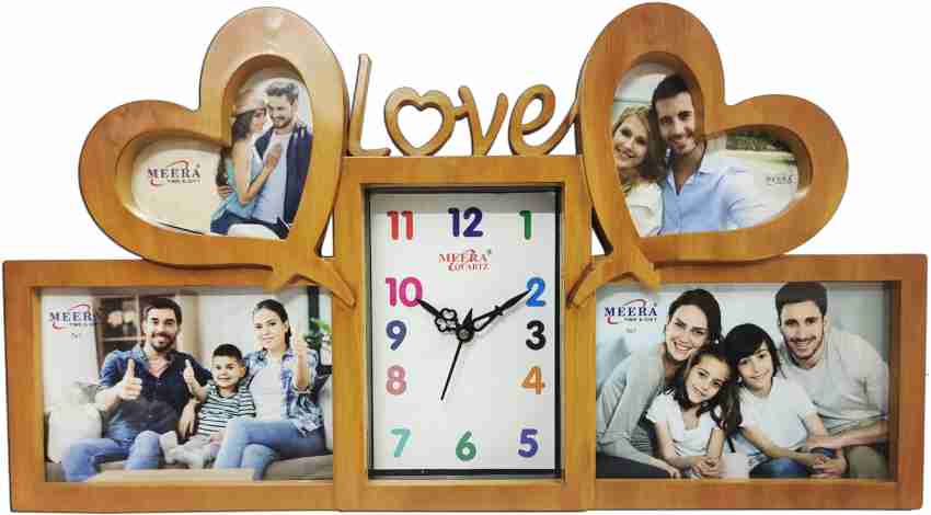 4-Picture Frame Family Portrait Gallery with 3