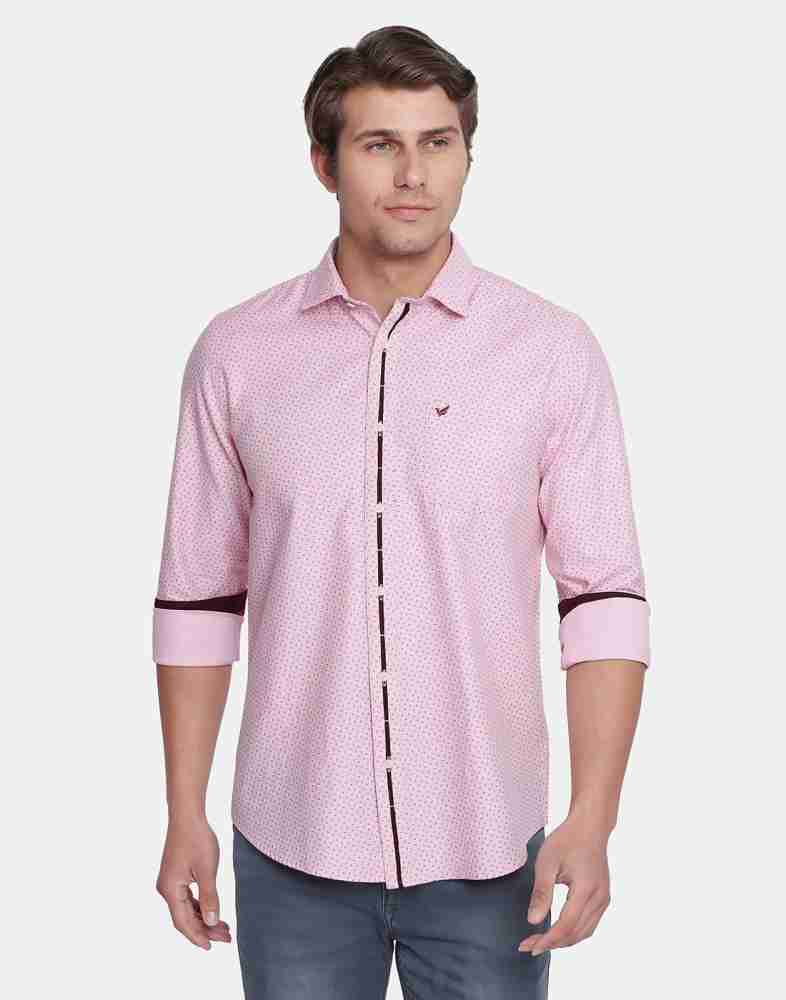 Blackberrys Pink Slim Fit Shirts