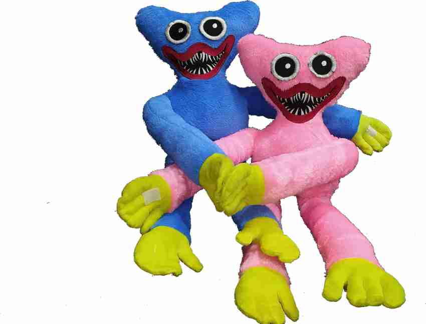 Boneco Huggy Wuggy Azul Kiss Missy Pop Play Time Plush Toy