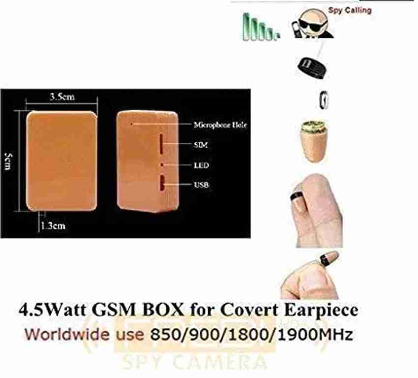 Safetynet GSM Box and Bluetooth Spy Earpiece Super Small Micro