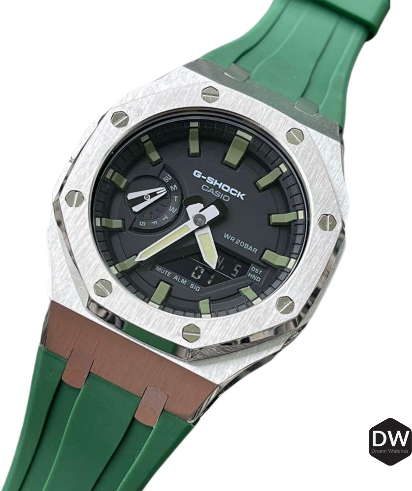 DREAM WATCHES Mod Kit for G Shock GA2100 Metal Case Rubber Strap Casioak G Shock 20 mm Rubber Watch Strap Price in India Buy DREAM WATCHES Mod Kit for G Shock GA2100 Metal