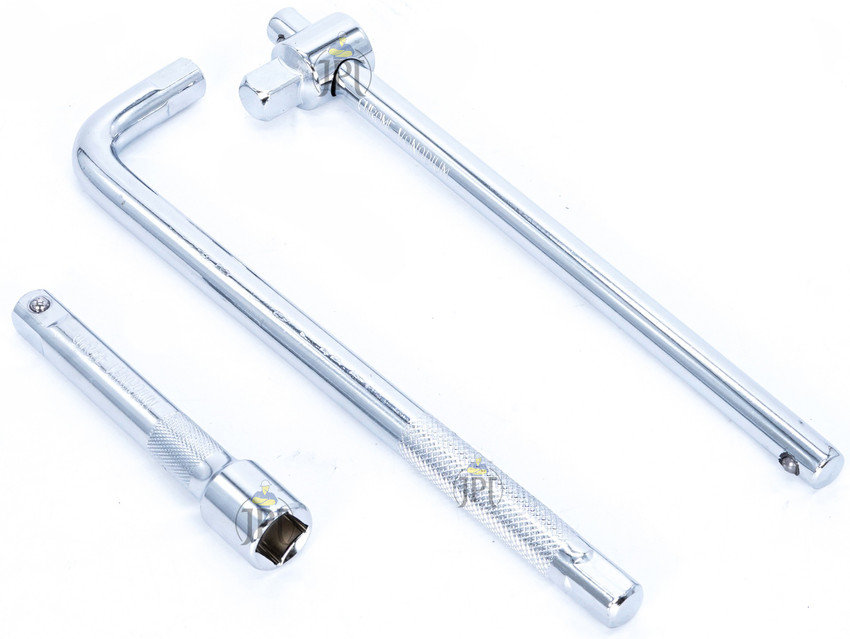 Socket wrench top handle extension