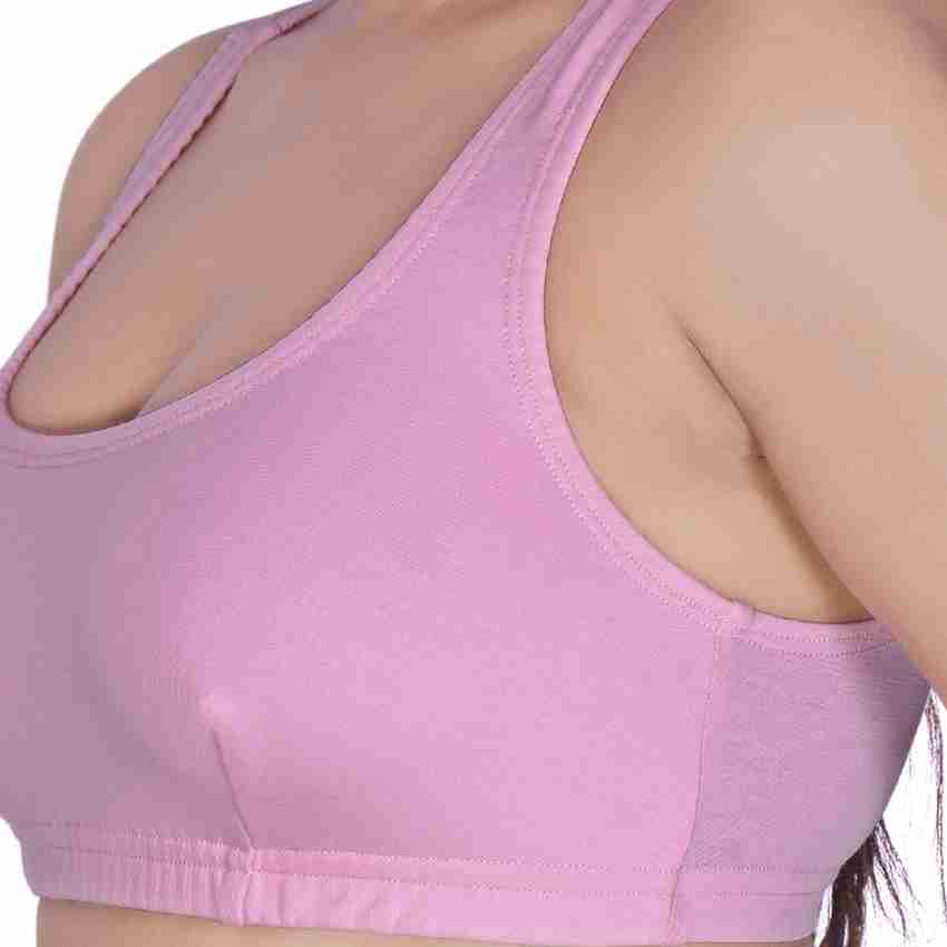 Strechable Velvet Attire Free Size Pink Color Sports Bra at Rs 599/piece in  Mumbai