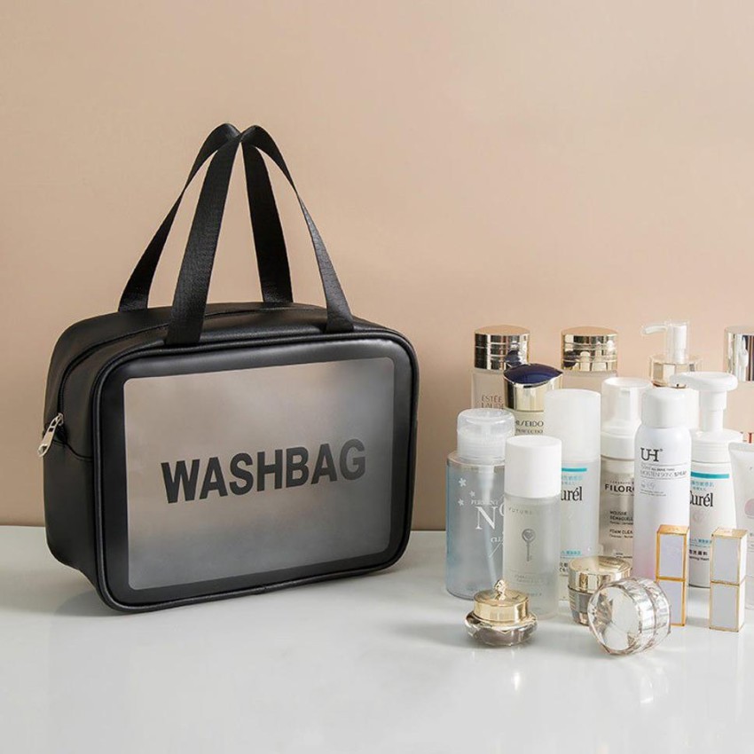 Queue Makeup Bag Wash Bag White - Price in India
