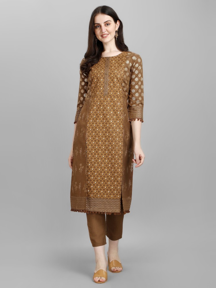 Shree Shital Print Women Kurta Trouser Set - Buy Shree Shital