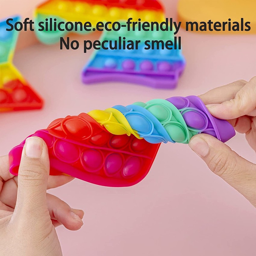 ELITEHOME Set of 4 Multipurpose Silicon Pop It, Stress Relief Fidget Toy,  Puppet for Kids Finger Puppets Price in India - Buy ELITEHOME Set of 4  Multipurpose Silicon Pop It, Stress Relief
