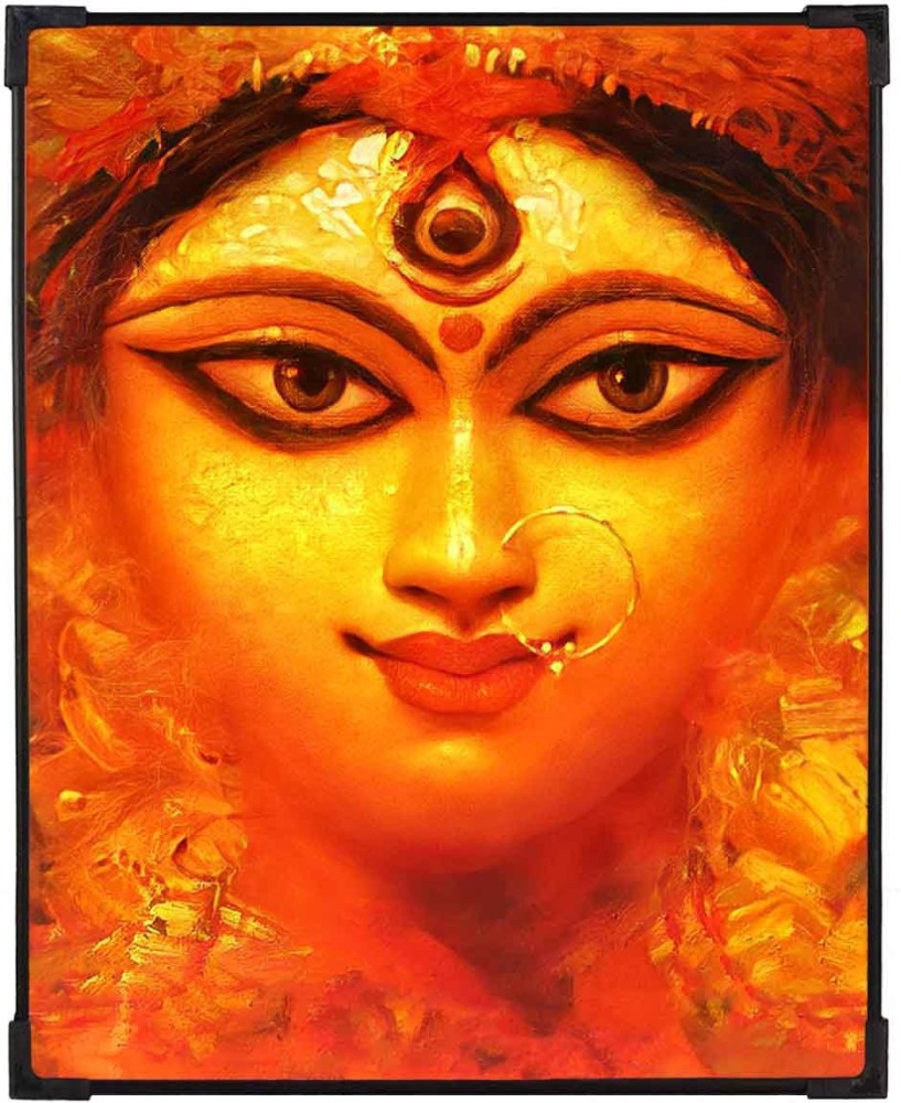 The Goddess Durga Drawing by Somnath Kundu - Fine Art America