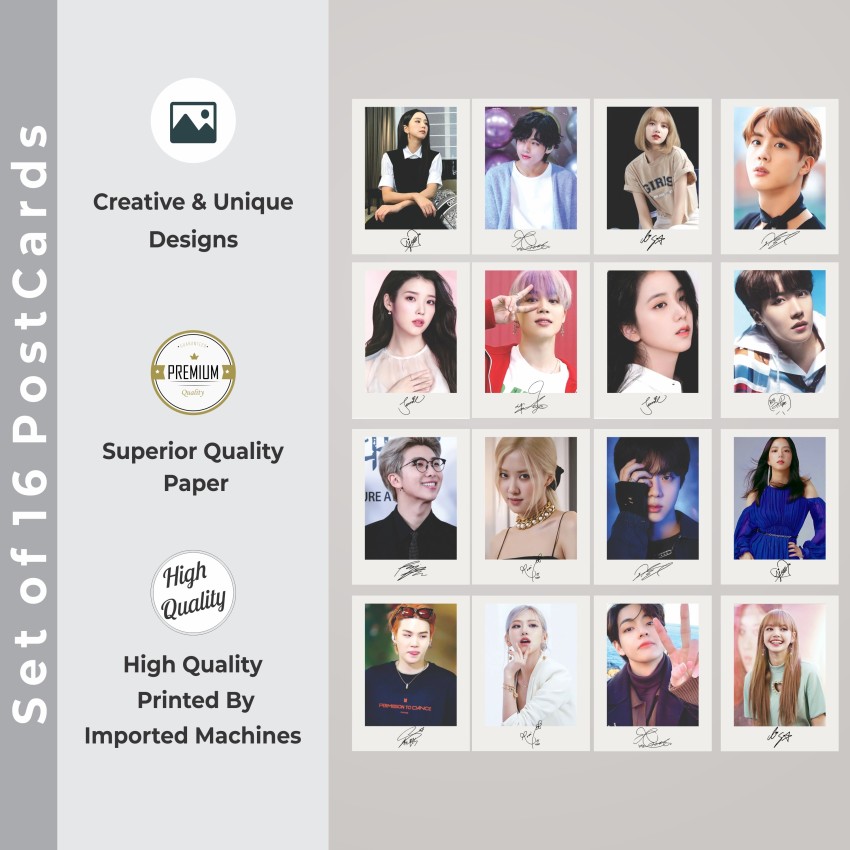 Pack of 16 Blackpink Photocards collection Design-3  HD+ Quality (4 x 3  Inch) (Size - A7) Photographic Paper - Music, Personalities, Decorative  posters in India - Buy art, film, design, movie