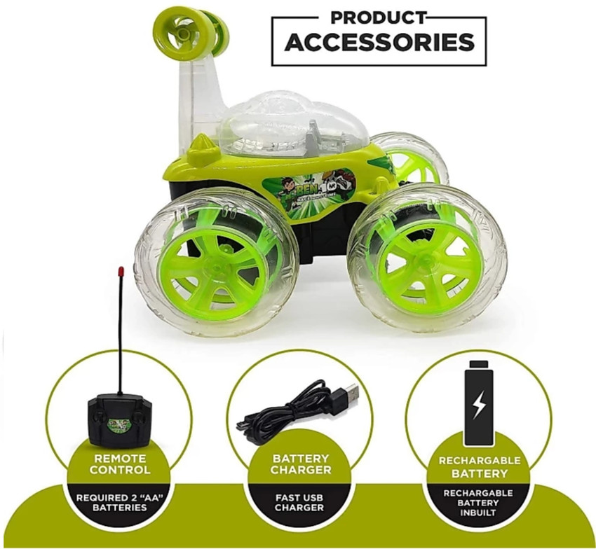 Ben 10 hotsell rechargeable stunt car