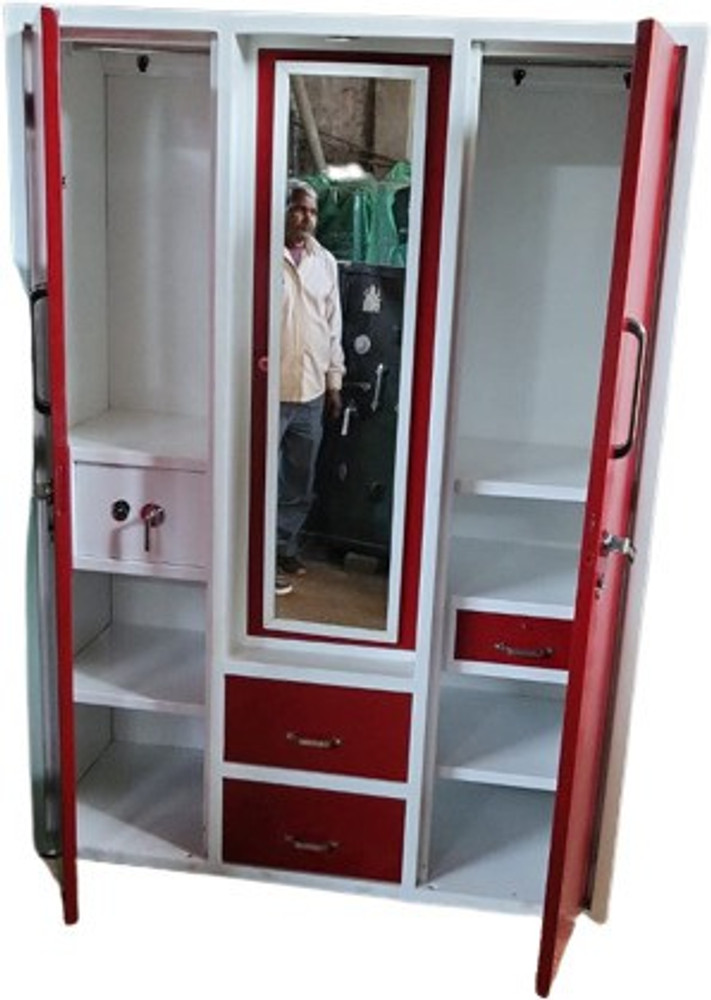 Steel almirah with safe locker sale