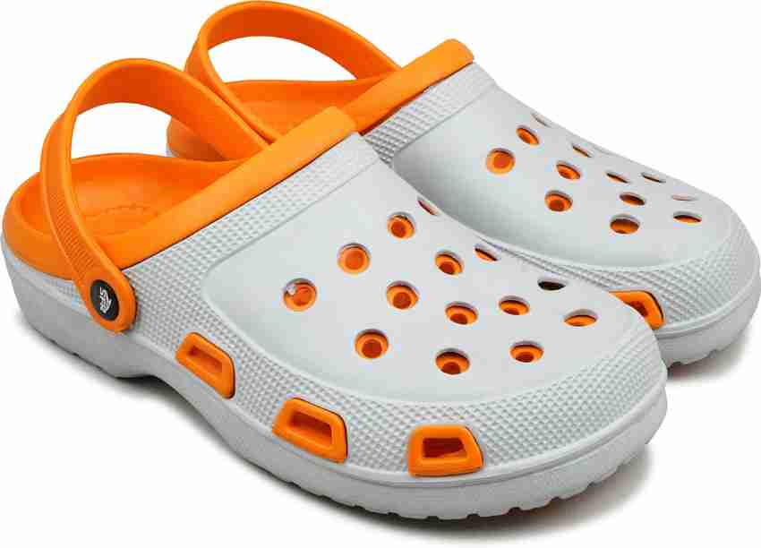 Orange sales crocs mens