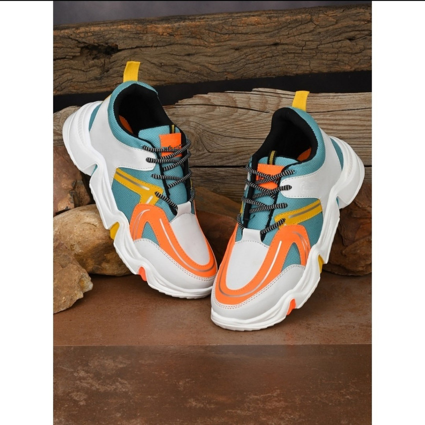 Orange racing shoes outlet
