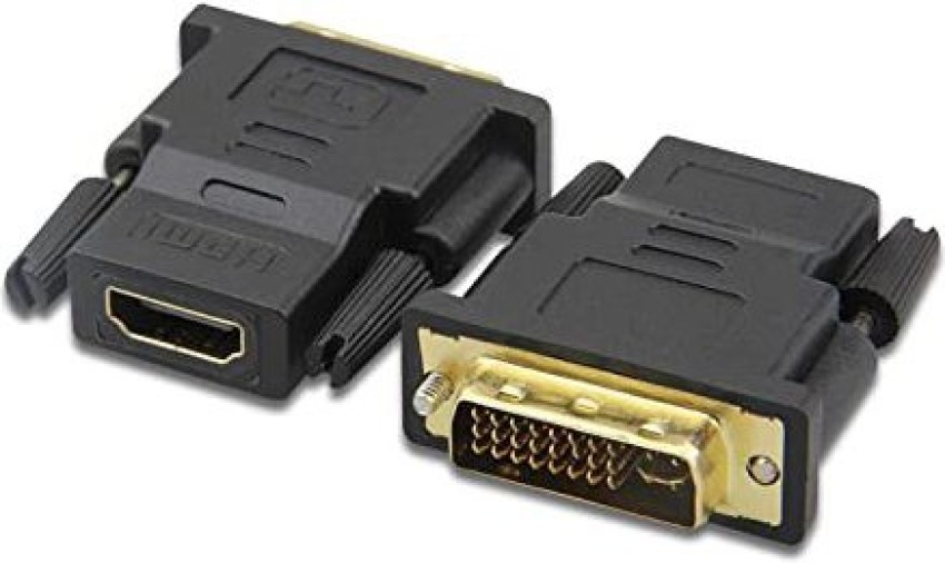 ULTRABYTES TV-out Cable DVI-I Dual Link 24+5 pin Male to HDMI