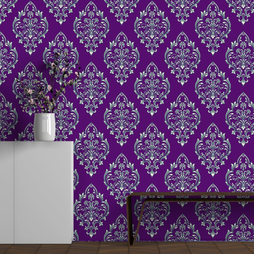 Indian Velvet Decorative Purple Wallpaper Price in India  Buy Indian  Velvet Decorative Purple Wallpaper online at Flipkartcom