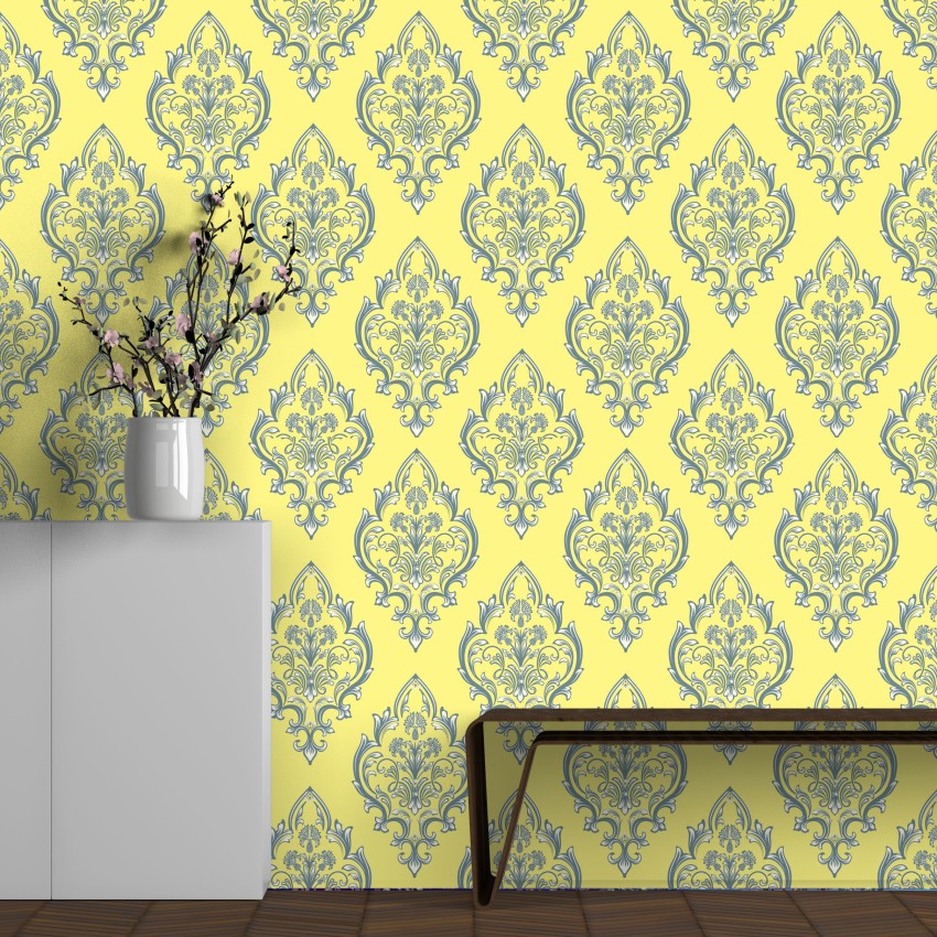 Glacier by Albany  Grey and Yellow  Wallpaper  Wallpaper Direct