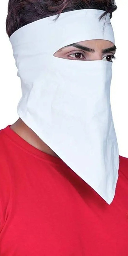 APNA MALL White Bike Face Mask for Men Women Price in India