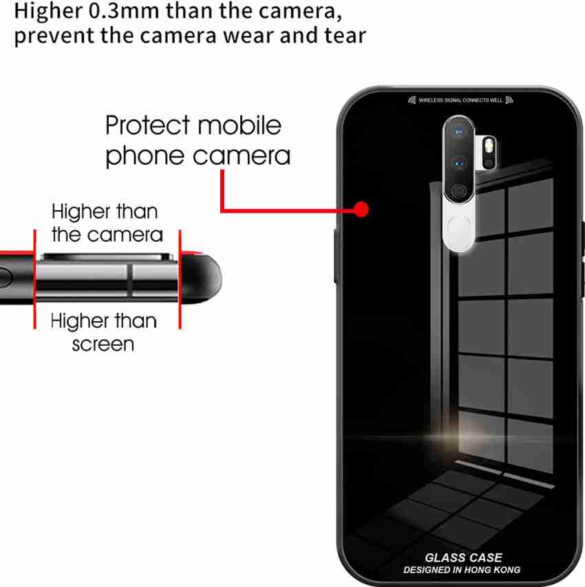 RICHBURG® Oppo A5 2020, Luxury Electroplating TPU Case Individual Camera  Protection for Each Lens with CD Pattern