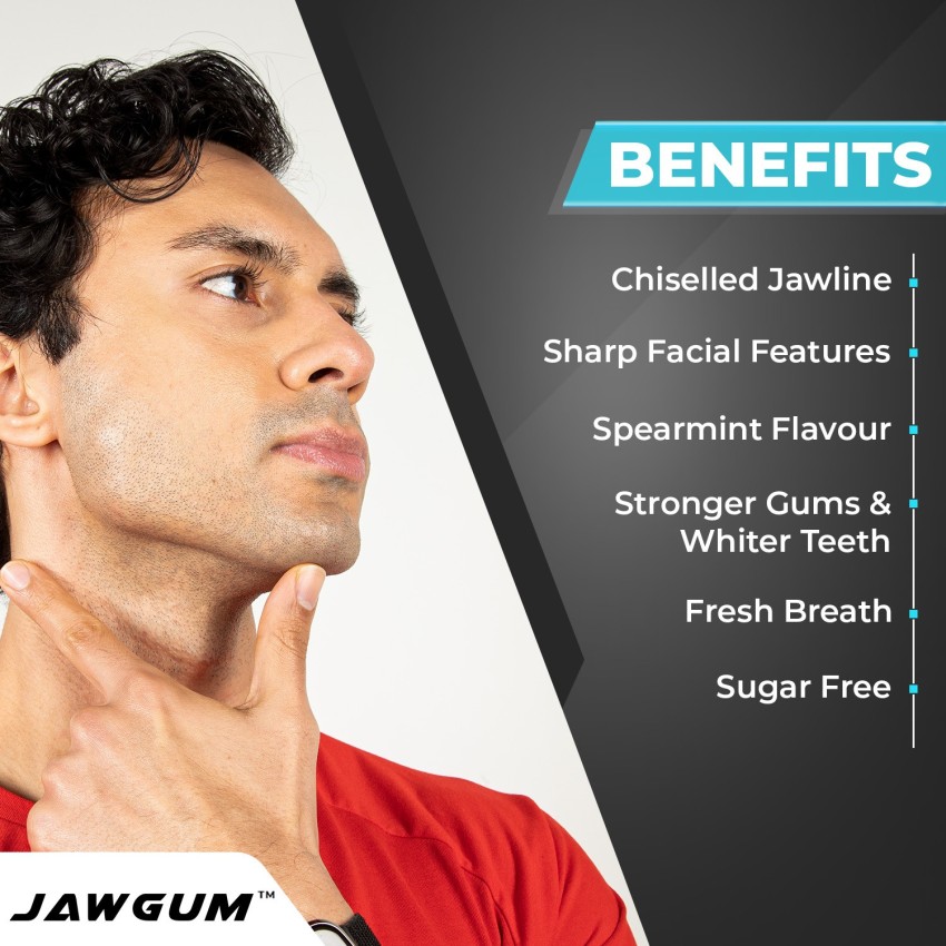 JAWLINER Fitness Chewing Gum - Develops a Strong Jawline