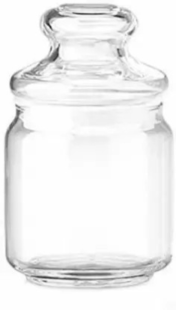 K AND D BROTHERS Glass Cookie Jar - 330 ml Price in India - Buy K AND D  BROTHERS Glass Cookie Jar - 330 ml online at