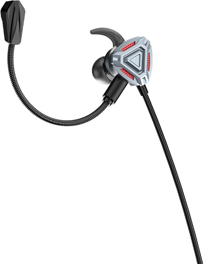 DUDAO Wired Gaming Earphone with Dual Mic Deep Bass Noise