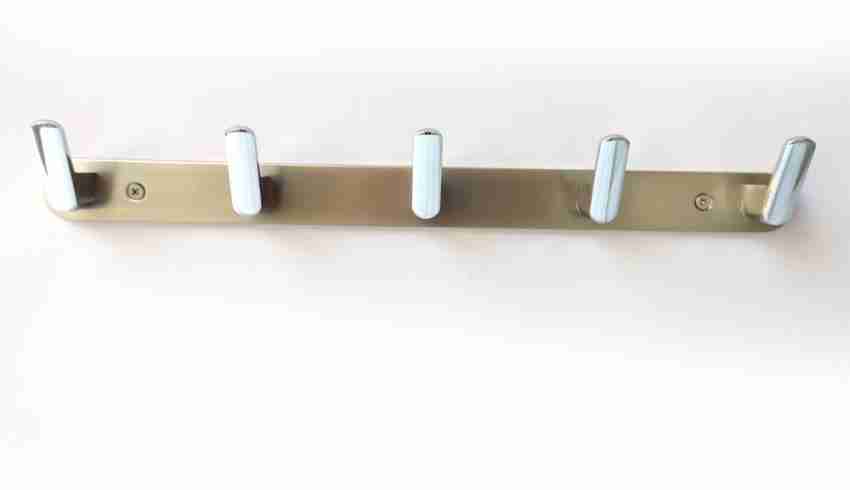 1pc Stainless Steel Clothes Hanger Rack, Wall Mounted Hanger Hook, For Home