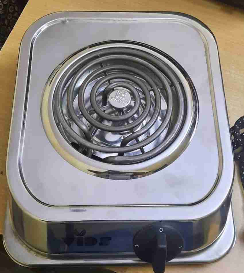 VIDS 1250 Watt (Stainless Steel) Coil Electric Stove / Electric Cooking  Heater Radiant Cooktop - Buy VIDS 1250 Watt (Stainless Steel) Coil Electric  Stove / Electric Cooking Heater Radiant Cooktop Online at best price in  India : Flipkart.com