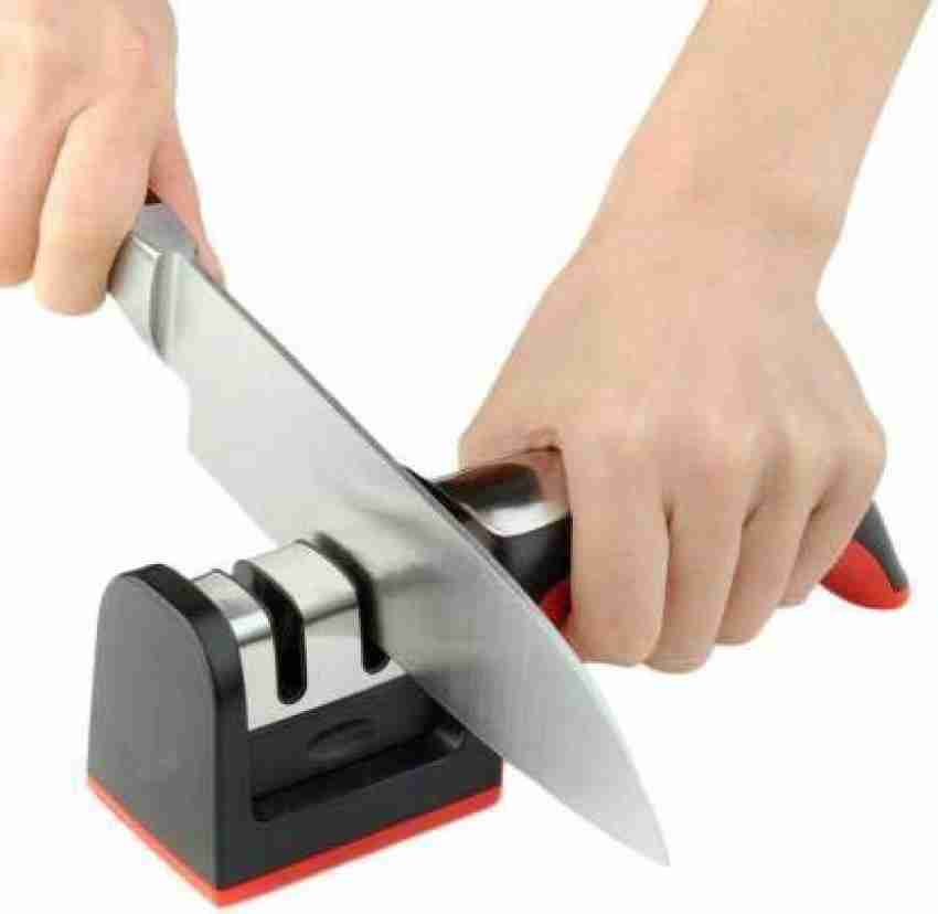 JMALL Kitchen Knife Sharpener Kitchen Utility Sharpening Tool 3 in 1 Knife  Sharpener Knife Sharpening Steel Price in India - Buy JMALL Kitchen Knife  Sharpener Kitchen Utility Sharpening Tool 3 in 1