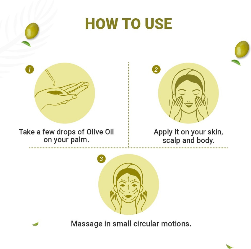 Indus Valley Bio Organic Olive Massage Oil For Skin Hair