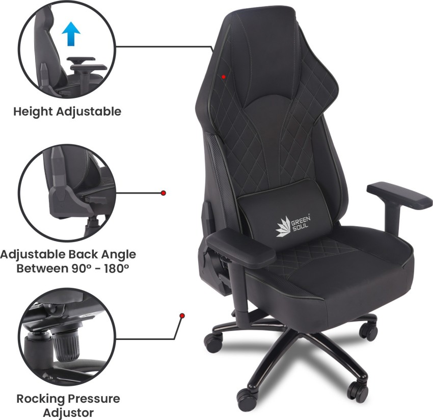 GREEN SOUL Glance Multi Functional Ergonomic Chair Gaming WFH 4D