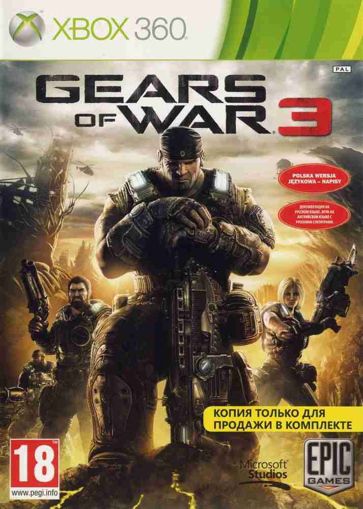 Game Gears of War 3 Xbox 360 Tiro - Microsoft - GAMES E CONSOLES - GAME XBOX  360 / ONE : PC Informática