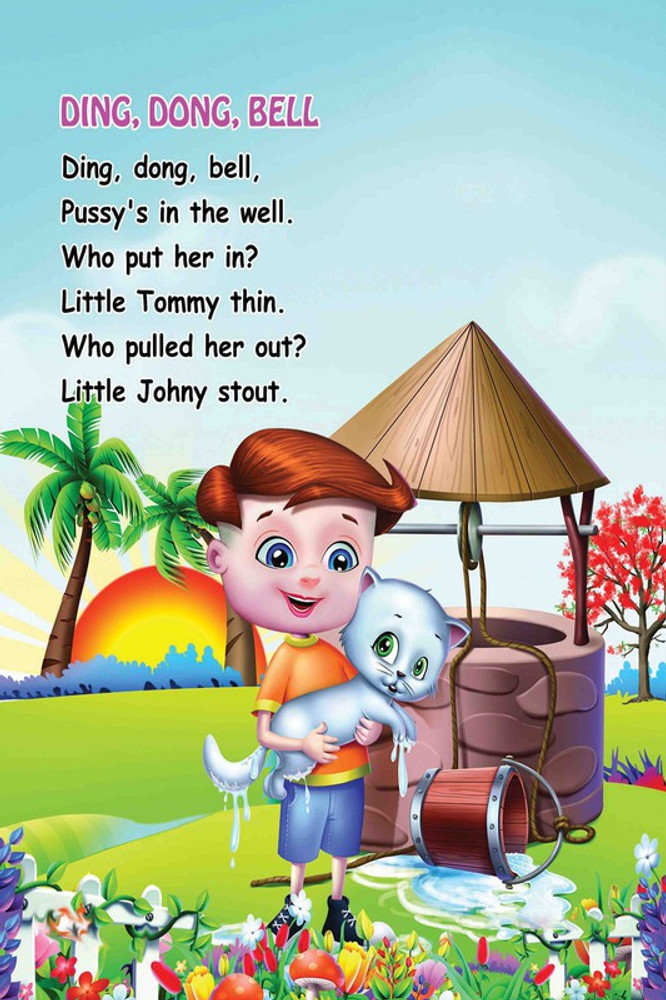 Nursery Rhyme Sticker Poster