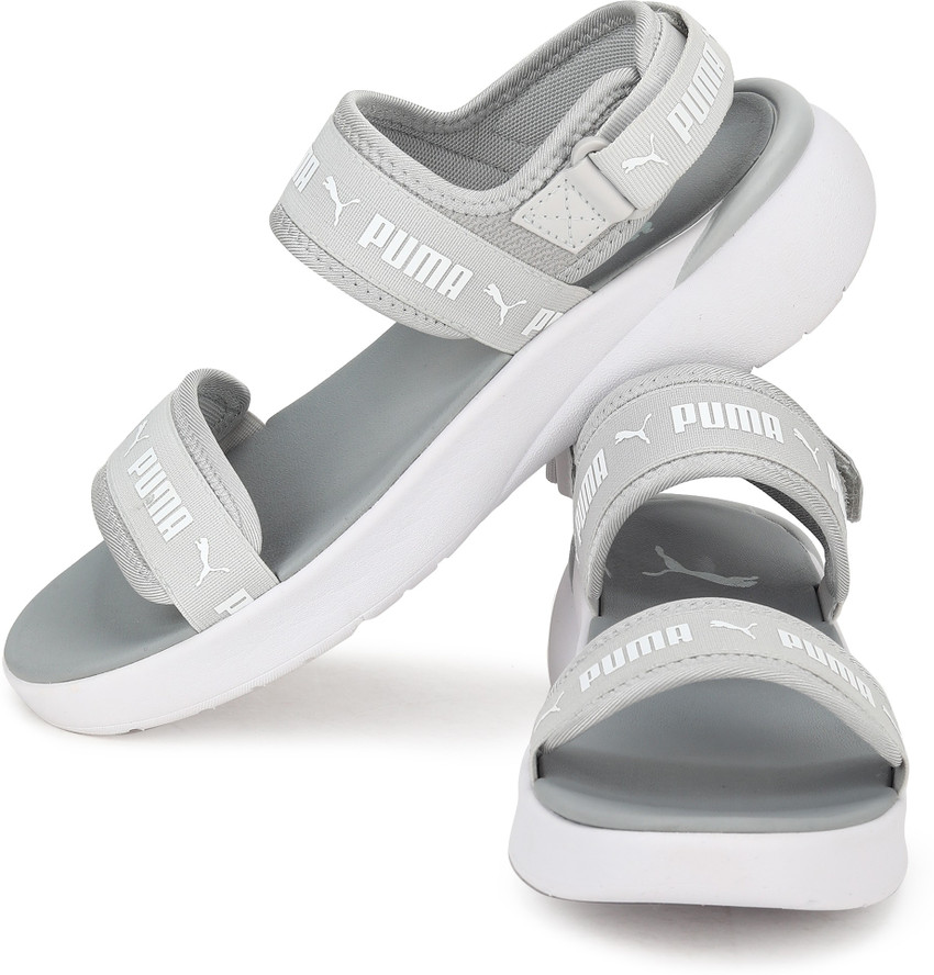 Puma sandals women grey on sale