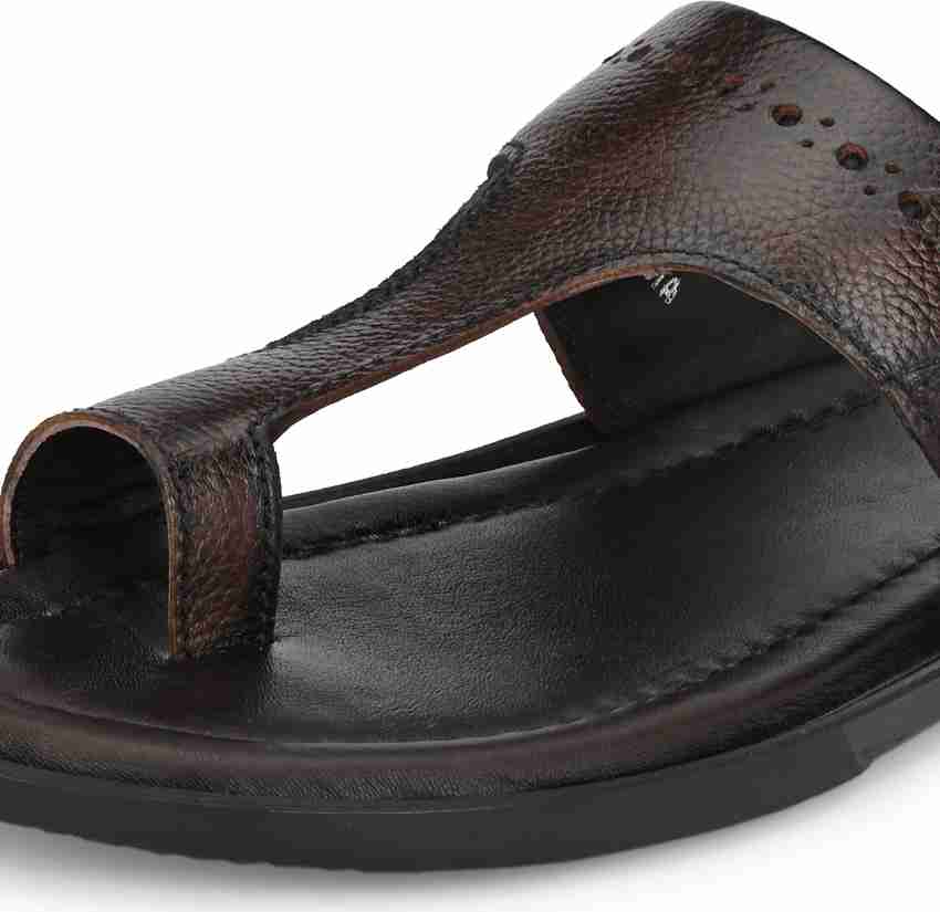 Black leather flip online flops