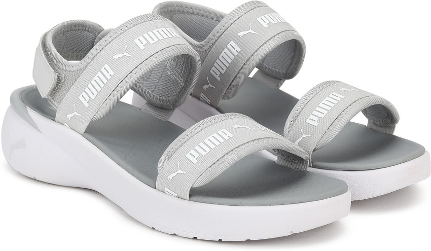 Puma grey sandals clearance