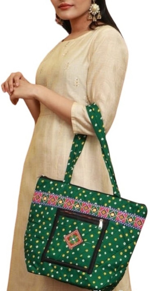 Bandhani thela,marriage return gift bag,Trends Handcrafted Shoulder Bag  Cloth