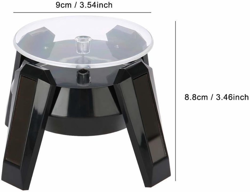 Solar Display Stand Turntable, Battery Double Used Rotating