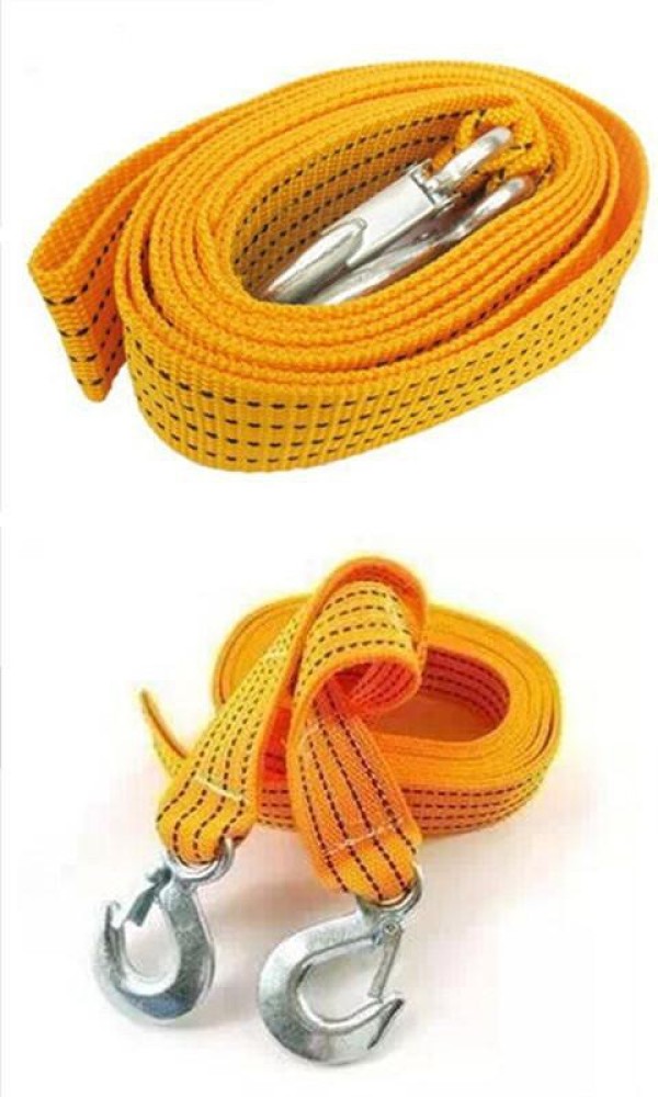 Bubu Car towing rope with hook best Quality Multipurpose tow rope for car  bike etc. 4 m Towing Cable Price in India - Buy Bubu Car towing rope with  hook best Quality