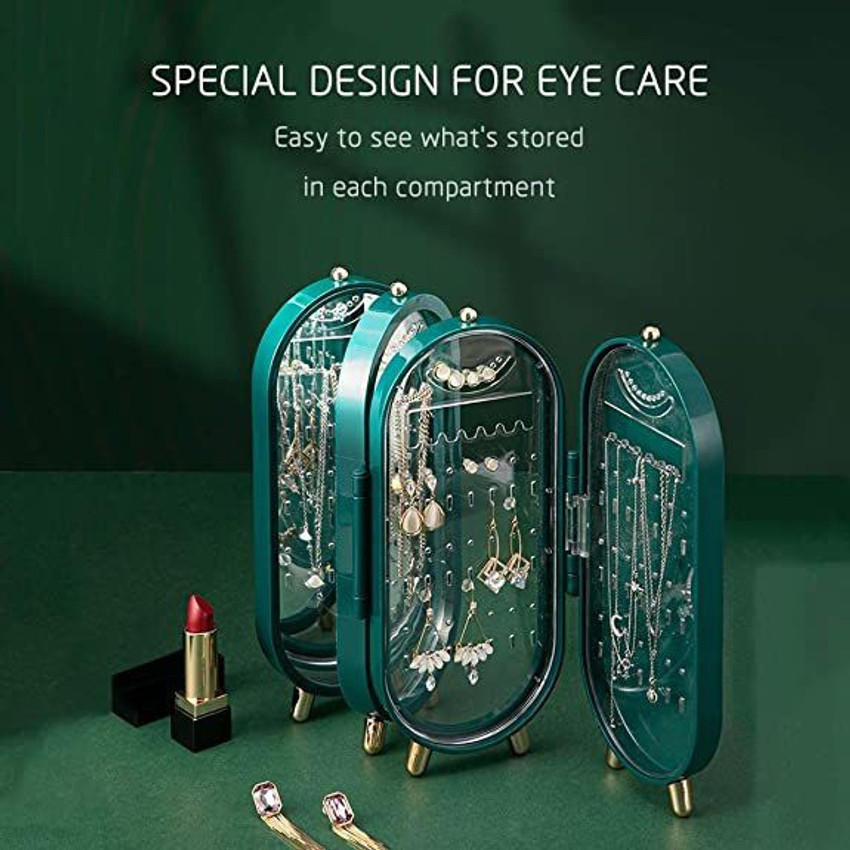 Foldable earring holder top